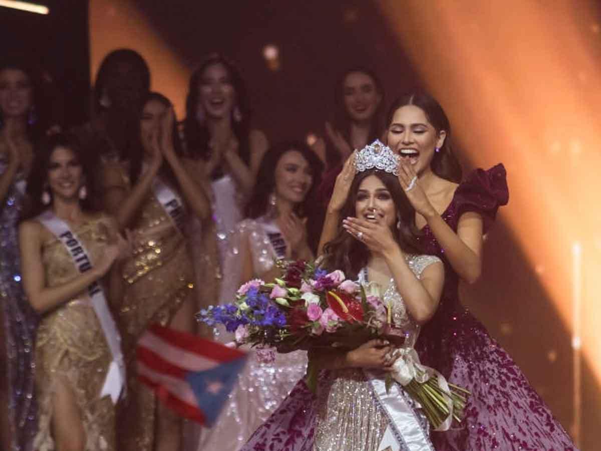 Harnaaz Sandhus First Words After Winning Miss Universe 2021